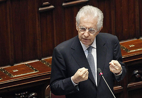Italiens Regierungschef Mario Monti
