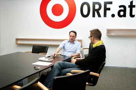 © ORF.at/Carina Kainz Adamantios Skordos im Interwiev bei ORF.at