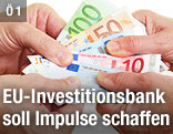 Euroscheine wechseln Besitzer