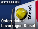 Detail einer Diesel-Zapfsäule