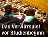 Studenten im Audimax