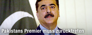 Pakistans Premier Yusuf Raza Gilani