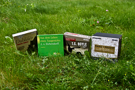 Bücher im Freien