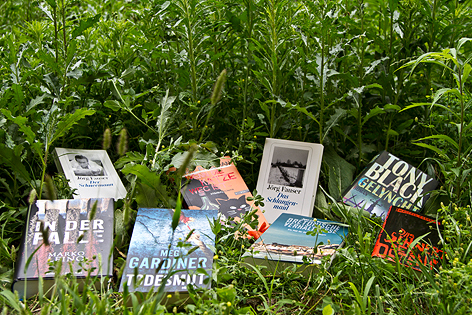 Bücher im Freien