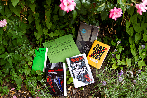 © ORF.at/Thomas Hangweyrer Bücher im Freien