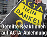 Banner gegen ACTA