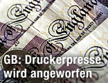 Nahaufnahme einer 20-Pfundnote