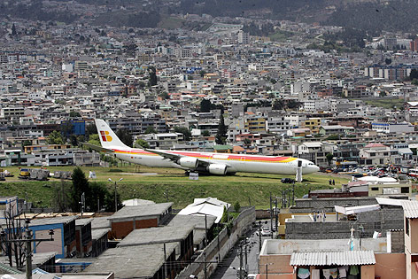 © dapd/ddp/AP/Dolores Ochoa Flughafen Quito