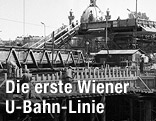 Bauarbeiten an der U1-Linie