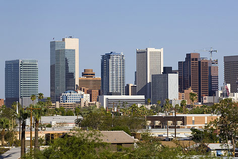 © Fotolia/EuToch Skyline von Phoenix in Arizona