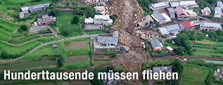 Verwüstung nach Unwetter