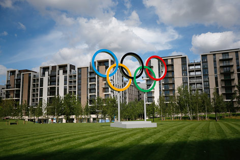 © AP/Matt Dunham Das Olympiadorf in London