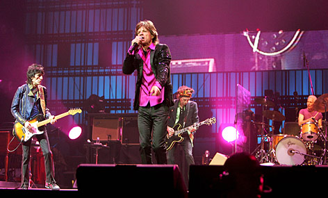 © AP/Shizuo Kambayashi Die Rolling Stones 2006 auf der Bühne