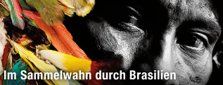 Plakatsujet der Ausstellung "Jenseits von Brasilien"