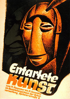 © picturedesk.com/SZ-Photo/S.M. Plakat der Ausstellung "Entartete Kunst"
