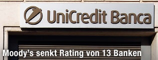 Filiale der Unicredit in Rom
