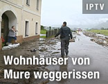 Überschwemmte Straße