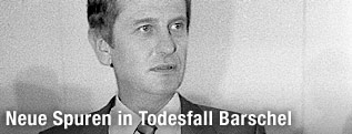 Ehemaliger Ministerpraesident von Schleswig-Holstein, Uwe Barschel (CDU)