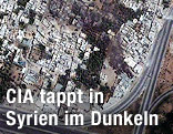 Satellitenbild von Damaskus