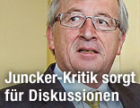 Präsident der Euro-Gruppe Jean-Claude Juncker