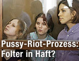 Mitglieder der Pussy Riots vor Gericht