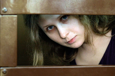 © AP/Mikhail Metzel Mitglied der Pussy Riots Maria Alekhina