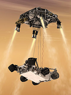 © AP/NASA/JPL-Caltech Fahrzeug "Mars Curiosity"