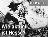 Hermann Hesse mit Hut