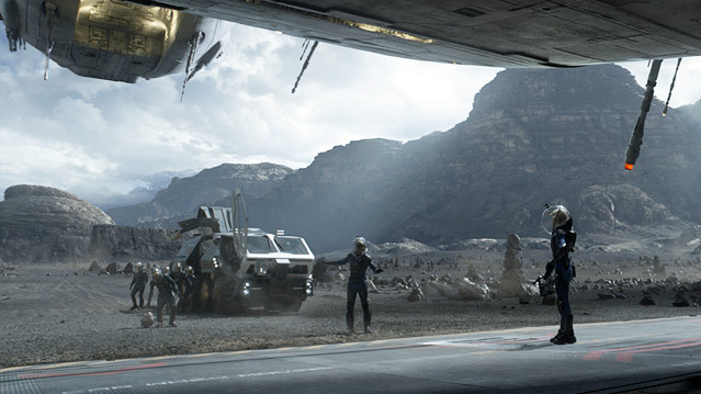 Szene aus dem Film Prometheus