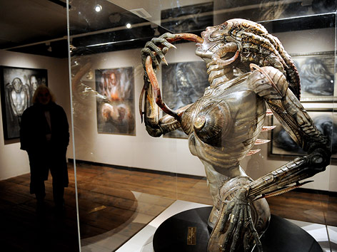 © APA/Robert Jäger Blick in die HR Giger Ausstellung "Träume und Visionen"