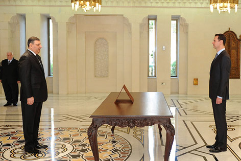 Riyad Hijab und Assad