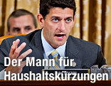 Der Kongressabgeordnete Paul Ryan bei einer Rede