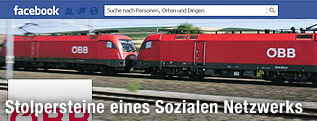 Screenshot der Facebookseite der ÖBB