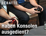 Spielende Männer