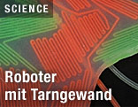 Wissenschaftler haben eine Oberfl&auml;che f&uuml;r Roboter entwickelt, die sich an die Umgebung anpassen kann
