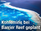 Luftaufnahme des Great Barrier Reef