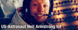 Neil Armstrong im Lunar Modul, 1969