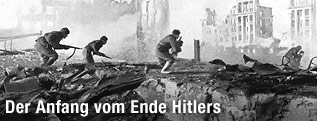 Russische Soldaten in der Schlacht von Stalingrad