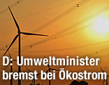 Windrad und Sonne