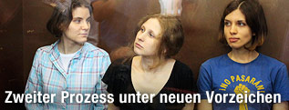 Mitglieder der Gruppe "Pussy Riot"