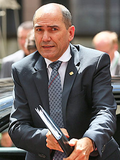 © APA/EPA/Julien Warnand Der slowenische Ministerpräsident Janez Jansa