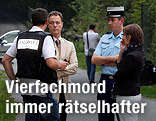 Ermittler in Tatortnähe