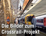 Zeichnung einer künftigen U-Bahnstation