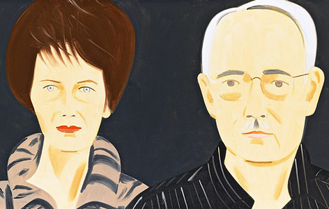 Das Gemälde "Agnes and Karlheinz Essl" von Alex Katz