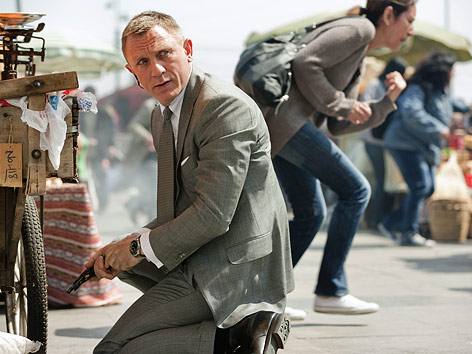 © 2012 Sony Pictures Releasing GmbH Szene mit Daniel Craig aus dem Fim "Skyfall"