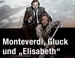 Garry Magee (Ulisse) und Paul Lorenger (Kriegskamerad) im Stück "Il ritorno d'Ulisse in patria