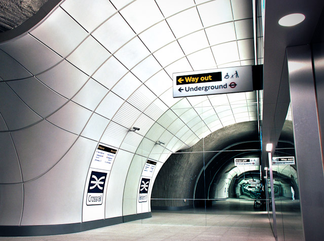 © Crossrail U-Bahnbaustelle in London