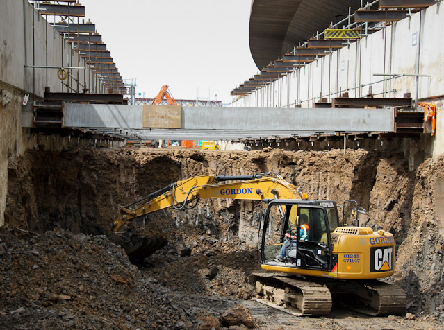 © Crossrail U-Bahnbaustelle in London
