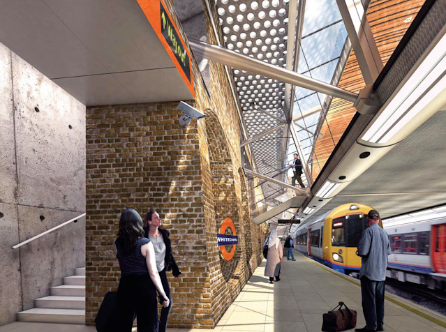 © Crossrail U-Bahnbaustelle in London