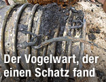 Teile eines Schiffswracks